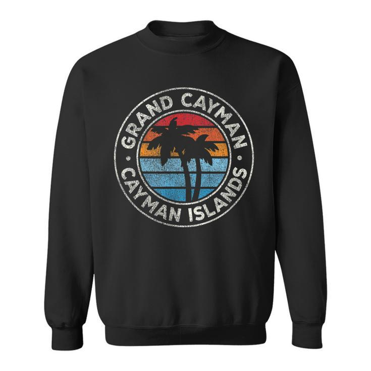 Grand Cayman Cayman Islands Vintage Graphic Retro 70S  Sweatshirt