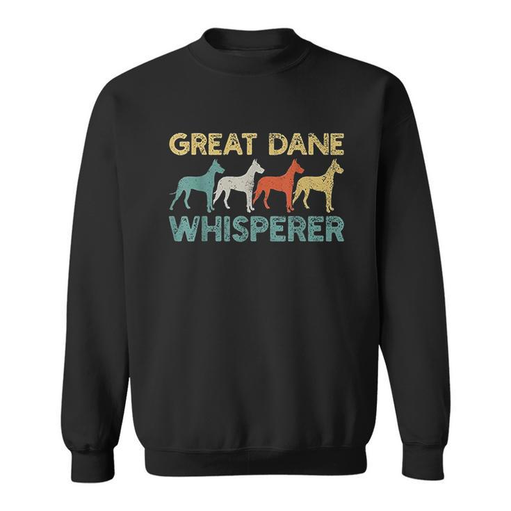 Great Dane Dog Retros Men Women Sweatshirt Graphic Print Unisex