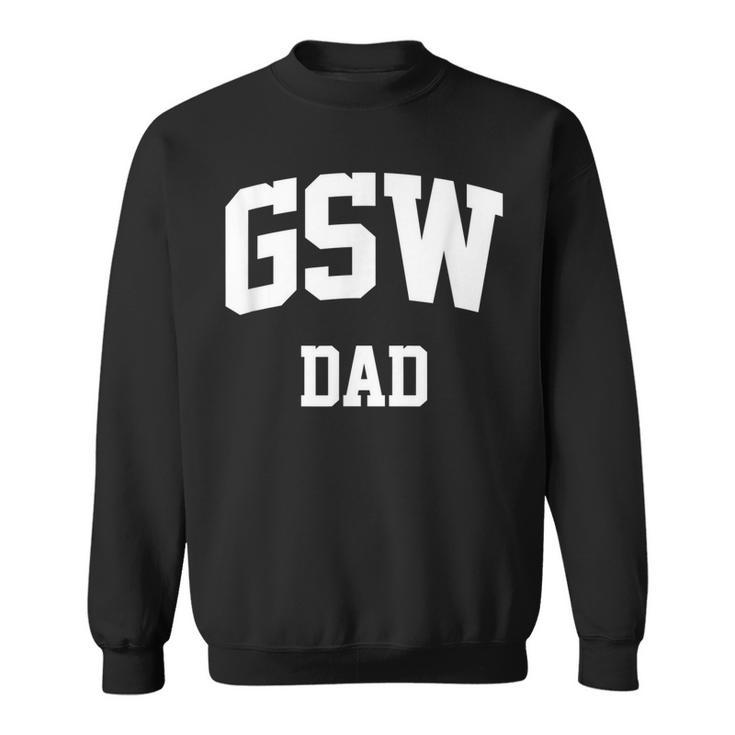 Gsw Dad Athletic Arch College University Alumni  Sweatshirt