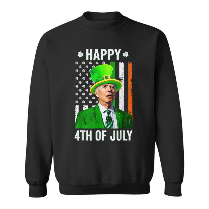 Happy 4Th Of July Joe Biden St Patricks Day Leprechaun Hat  V2 Sweatshirt - Thegiftio