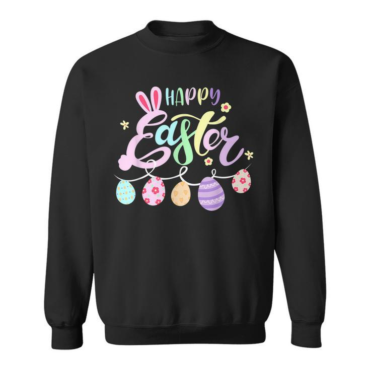 Happy Easter Bunny Eggs Hunt Cute Women Girls Kids   Sweatshirt