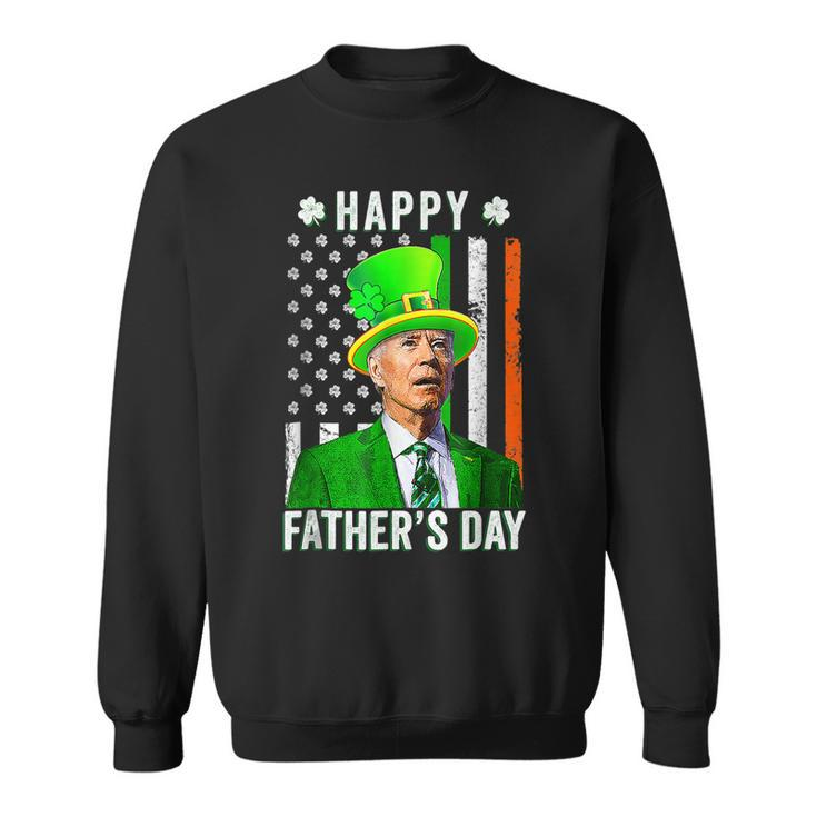 Happy Fathers Day Joe Biden St Patricks Day Leprechaun Hat  Sweatshirt