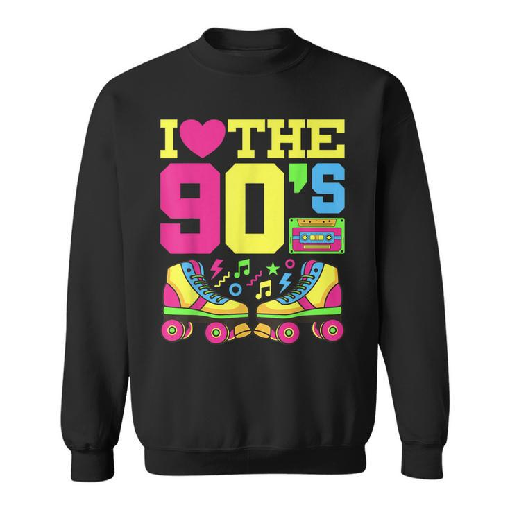 Heart 90S 1990S Fashion Theme Party Outfit Nineties Costume  Sweatshirt