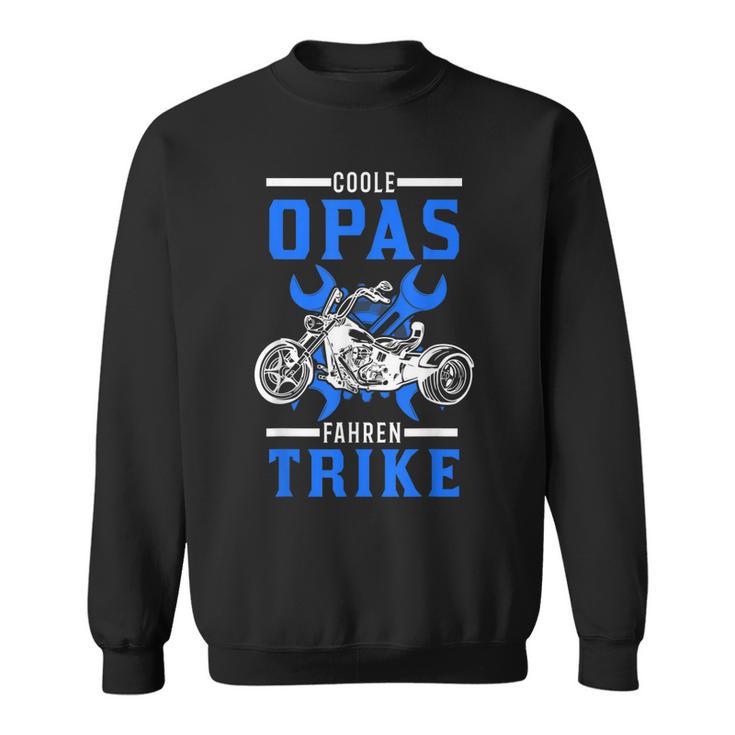 Herren Coole Opas Fahren Trike Trikefahrer Biker Triker Sweatshirt