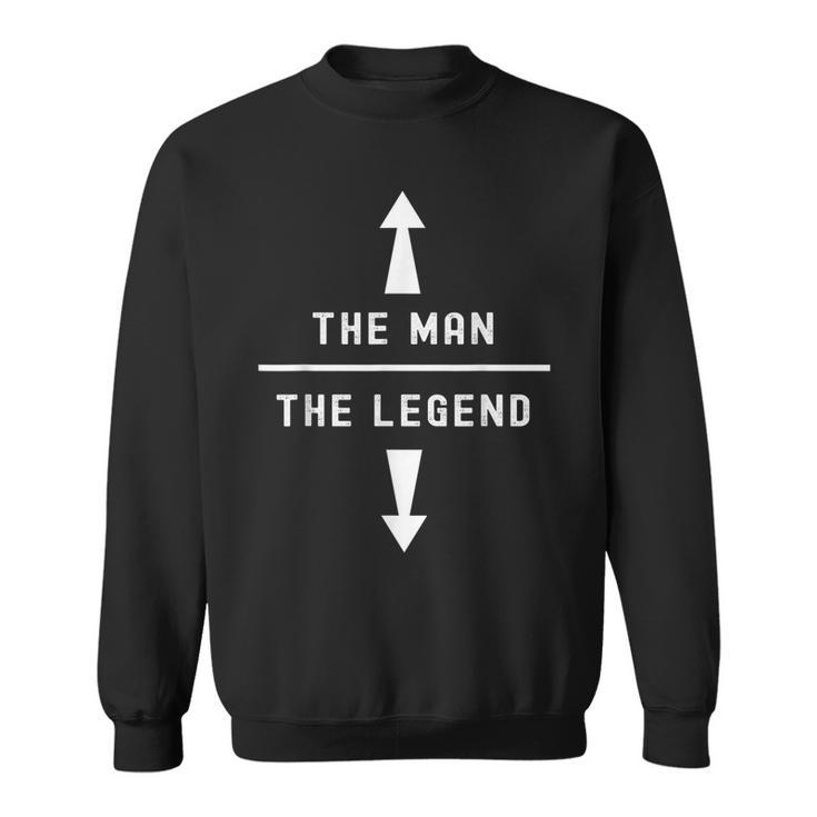 Herren The Man The Legend Humor Lustig Sarkastisch Sweatshirt