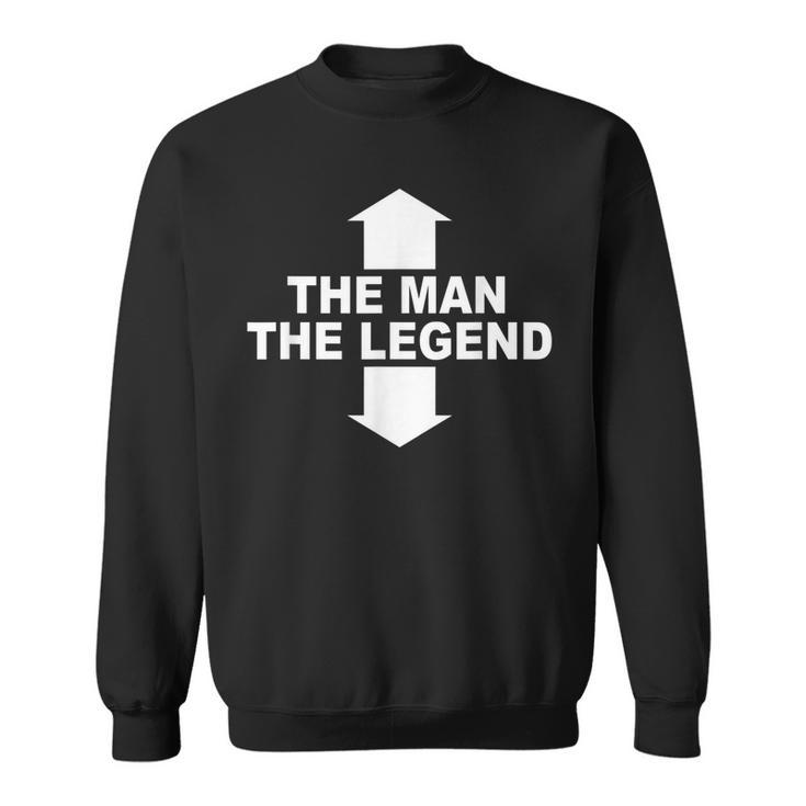 Herren The Man The Legend Lustiges Mann Legende Pfeile Männer Sweatshirt