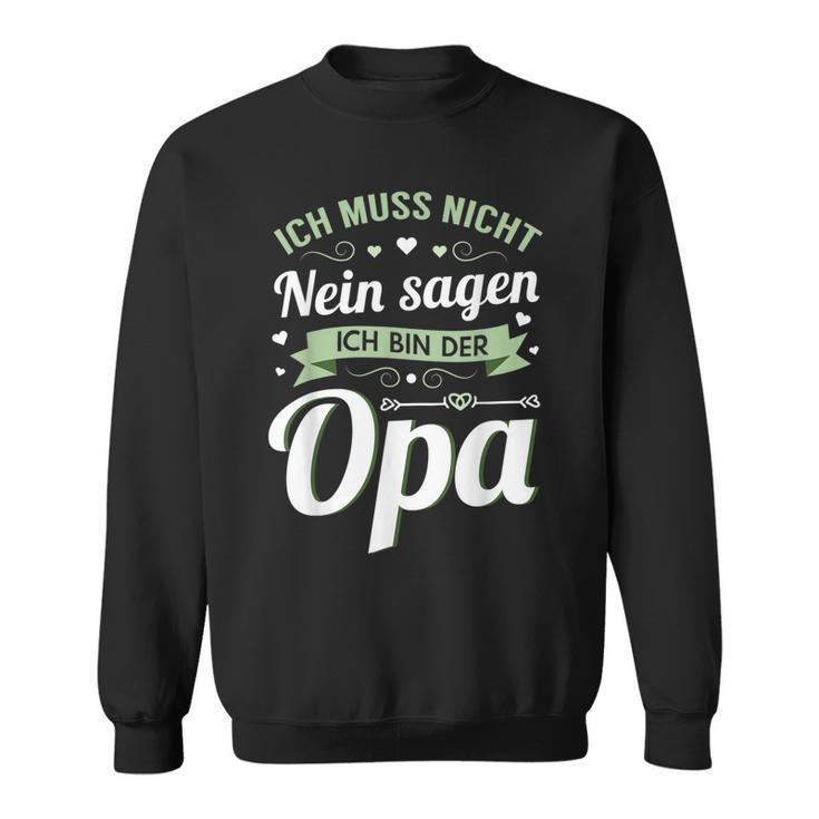 Herren Opa Vatertag Papa Spruch Grossvater Geschenk Sweatshirt