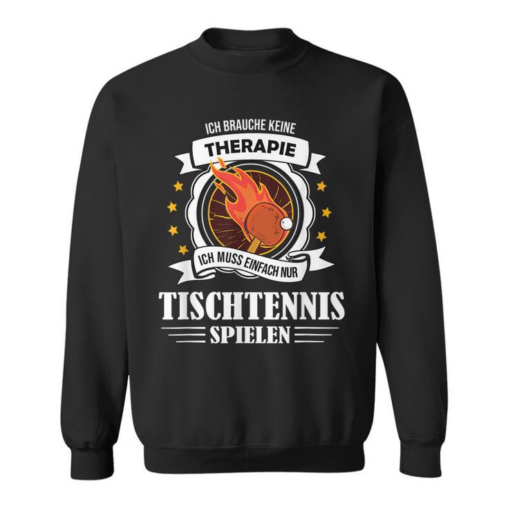 Herren Tischtennis Pingpong Opa Papa Grossvater Sweatshirt