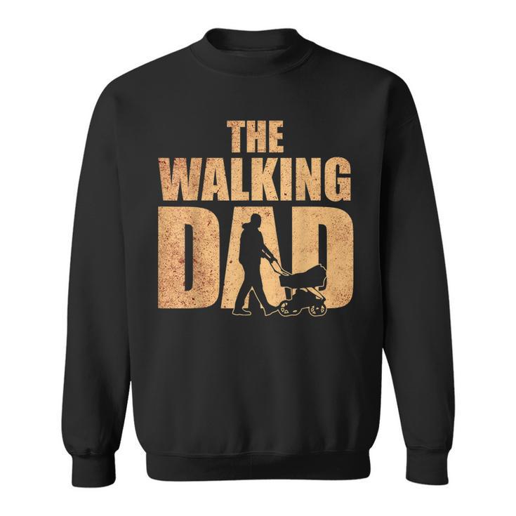 Herren The Walking Dad Geschenk Zum Vatertag Lustiges Papa Sweatshirt