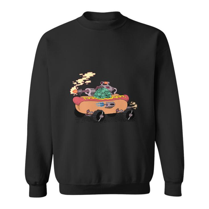 Hotdog Car Sweatshirt
