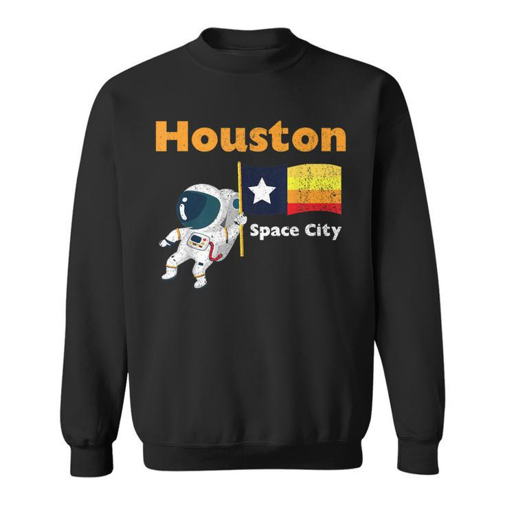 Houston Texas 1965 Space City Astronaut - Rocket Space   Sweatshirt