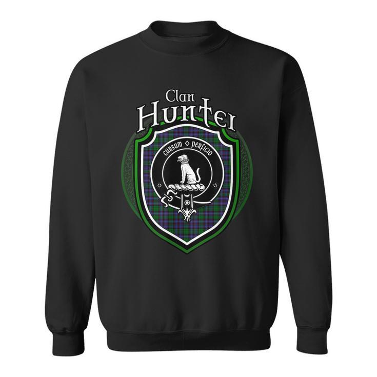 Hunter Clan Crest | Scottish Clan Hunter Family Crest Badge Sweatshirt