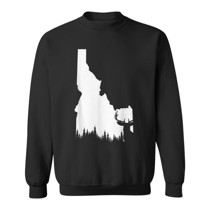 Hunter | Elk & Deer State - Vintage Idaho Hunting  Sweatshirt
