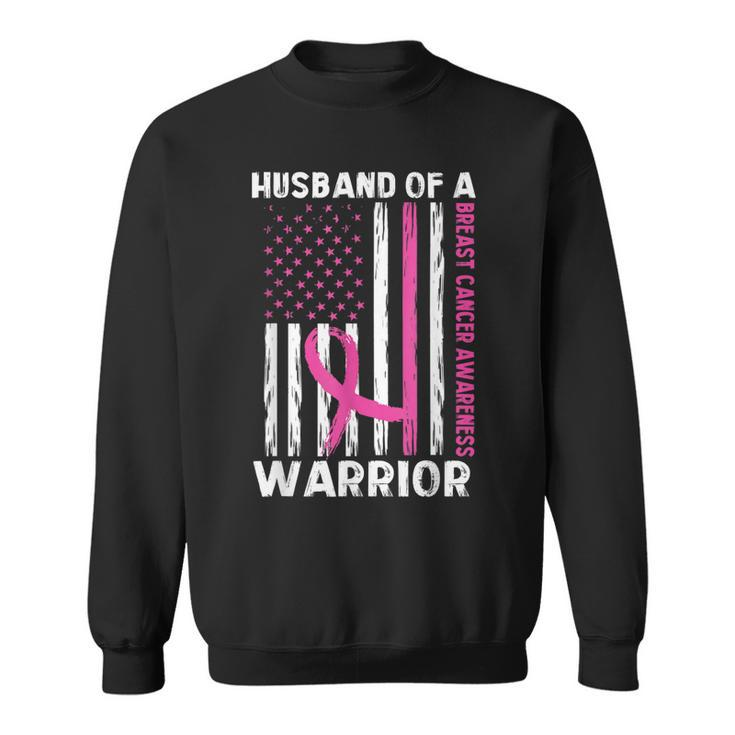 Husband Of A Warrior Breast Cancer Awareness Support Squad Sweatshirt