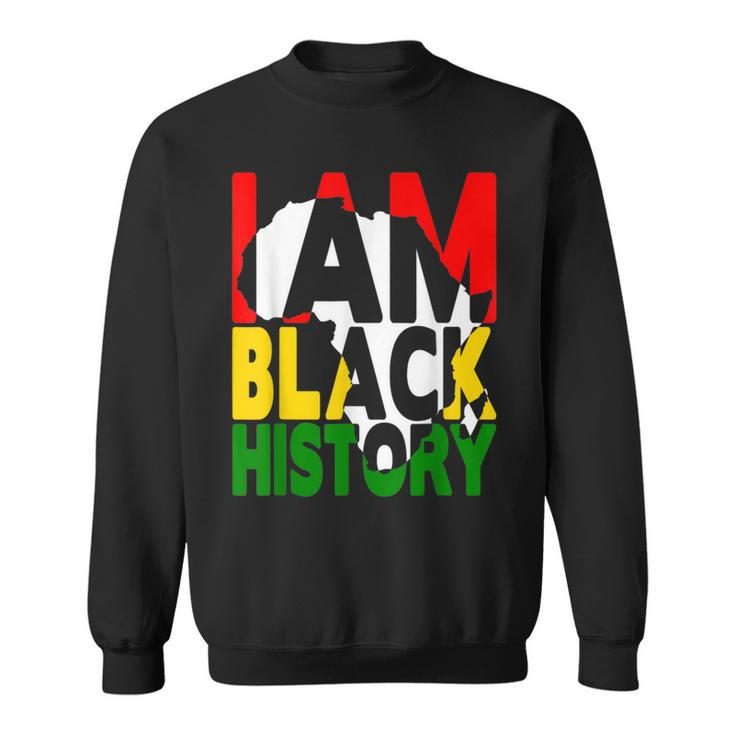 I Am Black Every Month Black History Month African Pride Men Women Sweatshirt Graphic Print Unisex