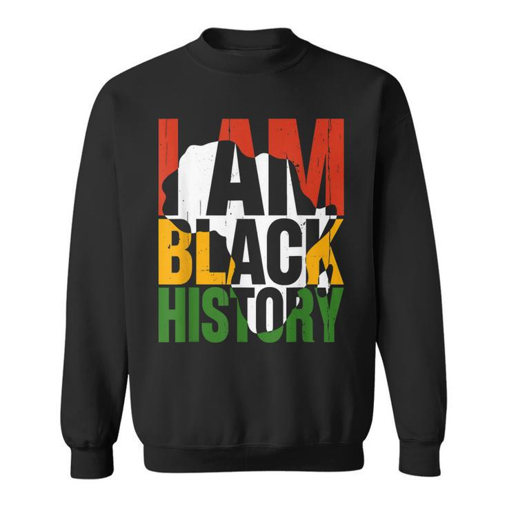 I Am Black History Month African American Pride Celebration  V21 Sweatshirt