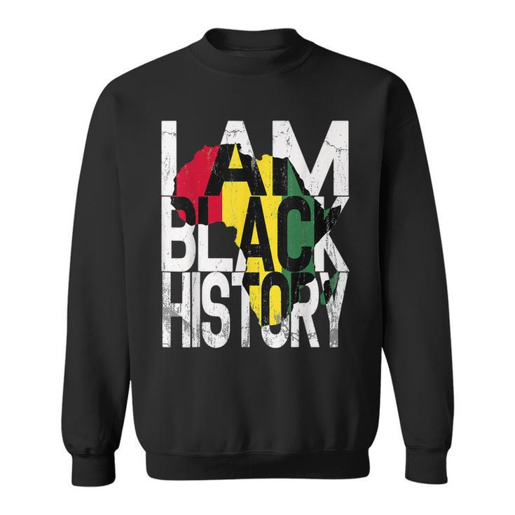 I Am Black History Month African American Pride Celebration  V26 Sweatshirt
