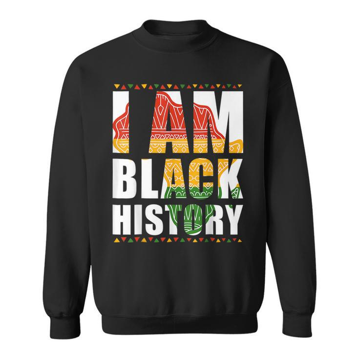 I Am Black Woman Black History Month Educated Black Girl  V12 Sweatshirt