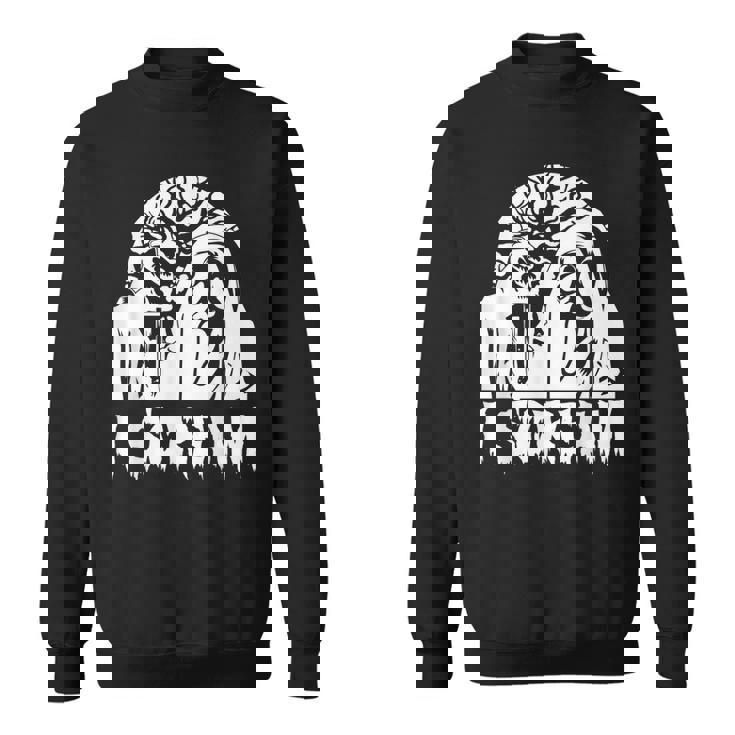 I Scream Halloween Costume For Iscream Lovers  Sweatshirt