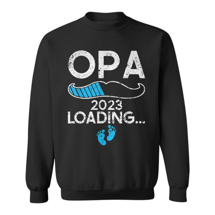Ich Werde Opa 2023 Loading Schwangerschaft Verkündung Sweatshirt