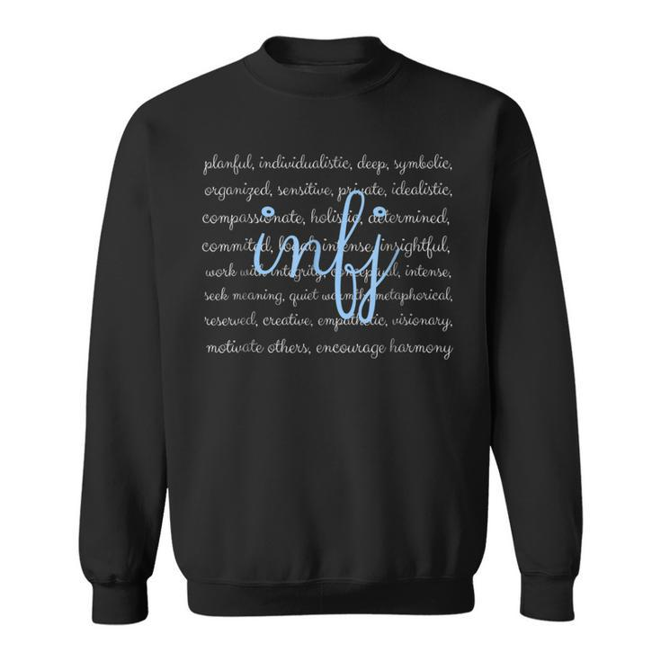 Infj Personality Type Introvert Description Traits T Shirt Men Women Sweatshirt Graphic Print Unisex