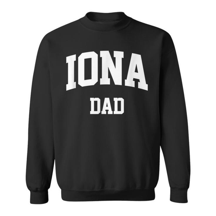 Iona Dad Athletic Arch College University Alumni  Sweatshirt