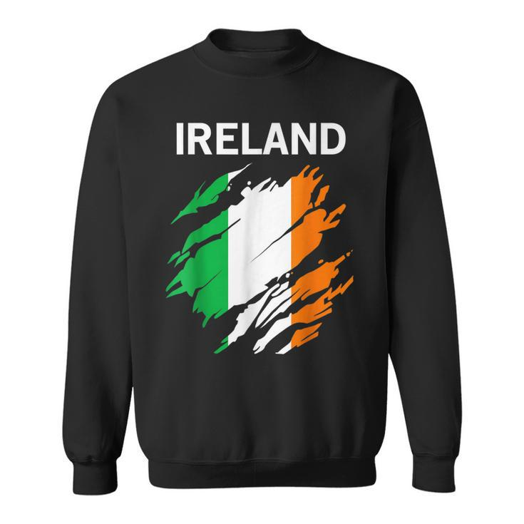 Ireland St Patricks Day Irish Flag  Sweatshirt