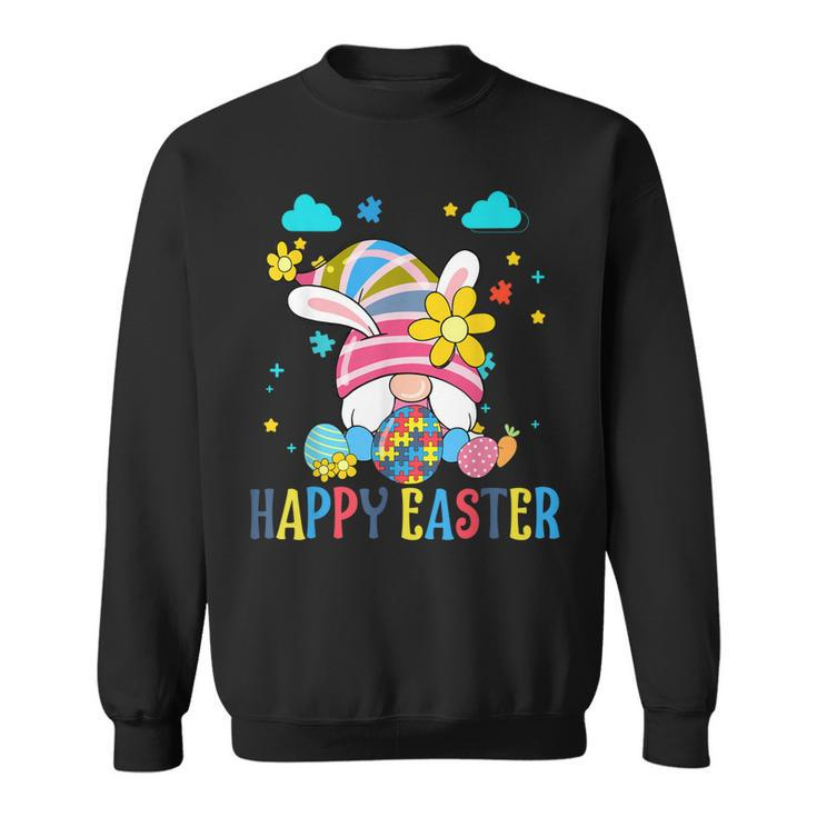 Its Time For Bunny Gnome Rabbit Hunting Happy Easter Day  Sweatshirt