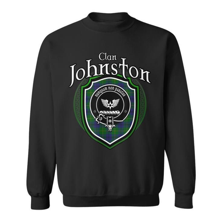 Johnston Clan Crest | Scottish Clan Johnston Family Badge Sweatshirt