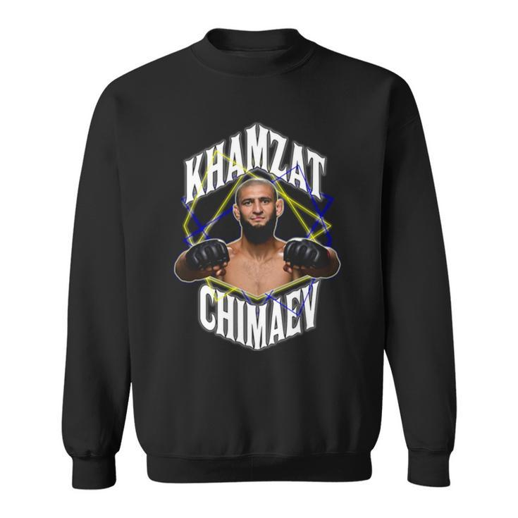 Khamzat Chimaev Geometric Design Sweatshirt
