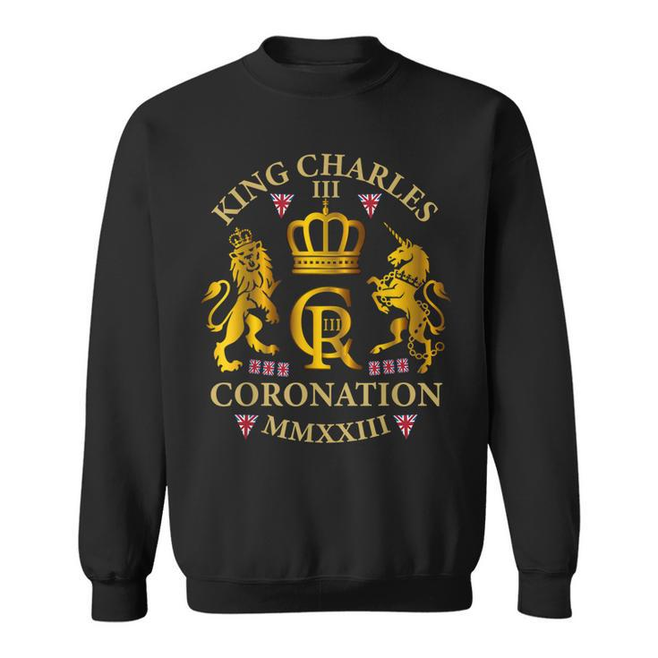 King Charles Iii British Monarch Royal Coronation May 2023  Sweatshirt