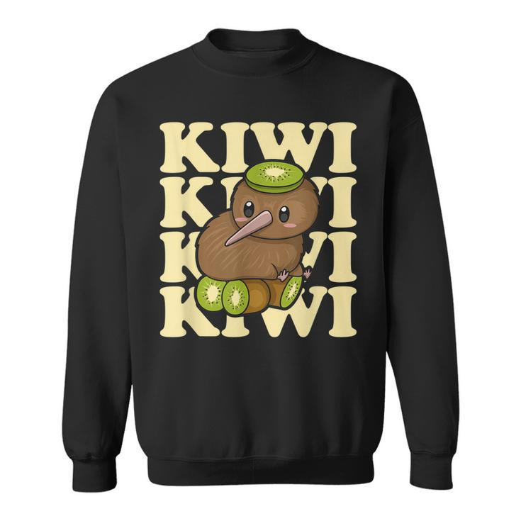 Kiwi New Zealand Quote For A Kiwi Bird Lover  Men Women Sweatshirt Graphic Print Unisex