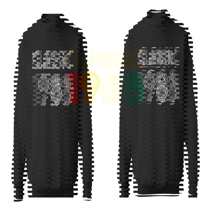Klassisch 1988 Vintage 35 Geburtstag Geschenk Classic Sweatshirt