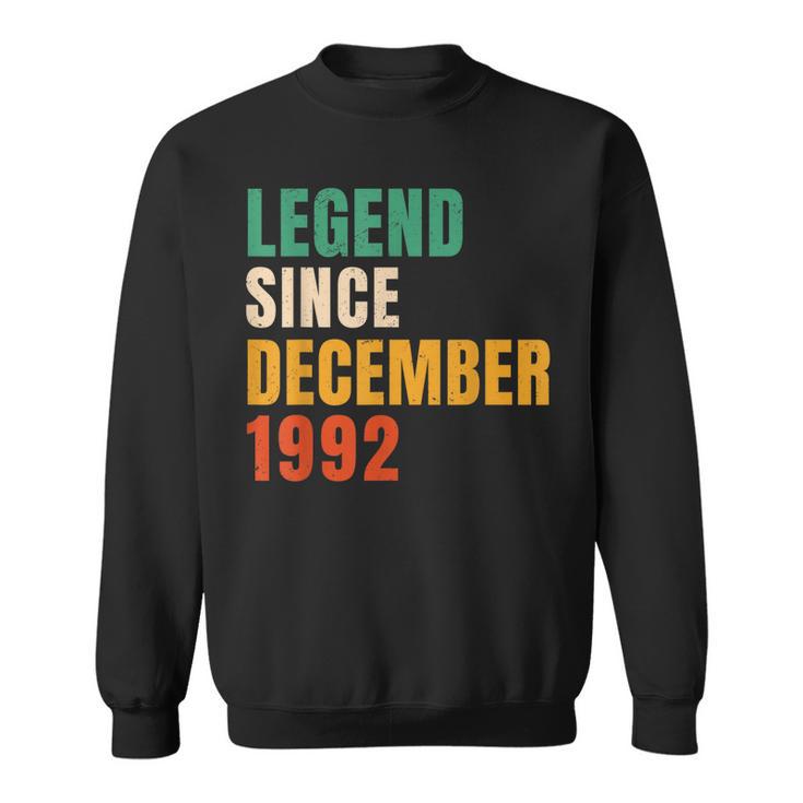 Legend Since December 1992 Retro 30Er Geburtstag Sweatshirt