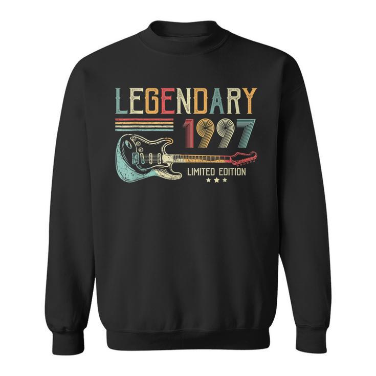 Legendär Seit 1997 Sweatshirt für Gitarrenfans - 26. Geburtstag