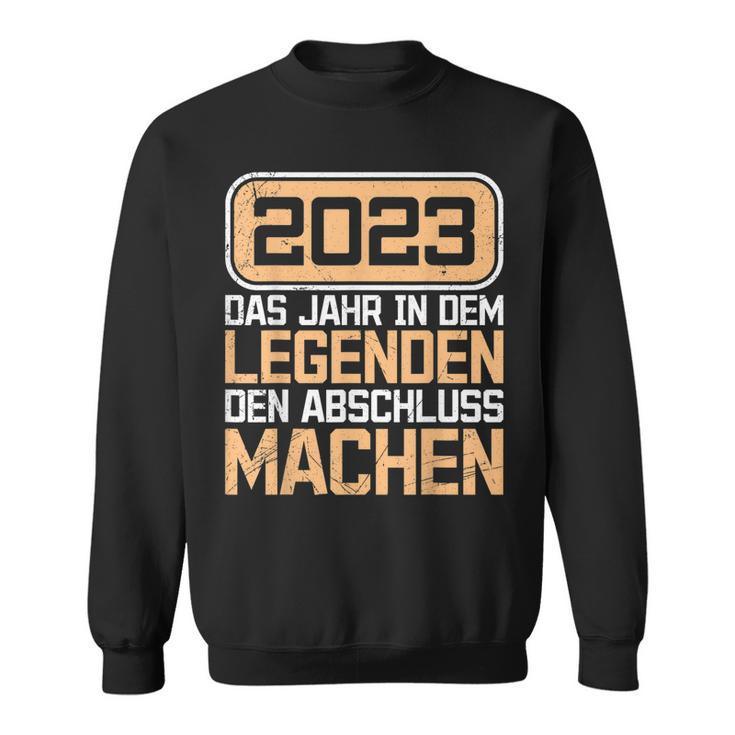 Legenden Machen Abschluss 2023 Master Abschluss Sweatshirt