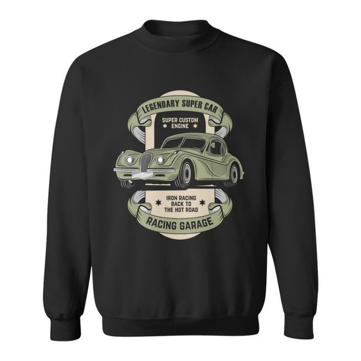 Legendray Super Car Garage Sweatshirt