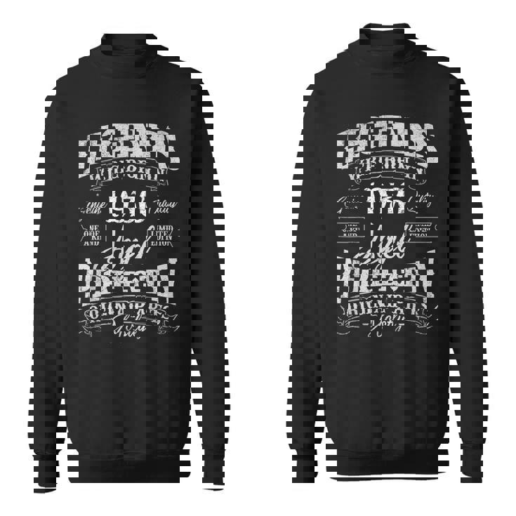 Legends Were Born In 1936 Year Of Birth Birthday  Sweatshirt