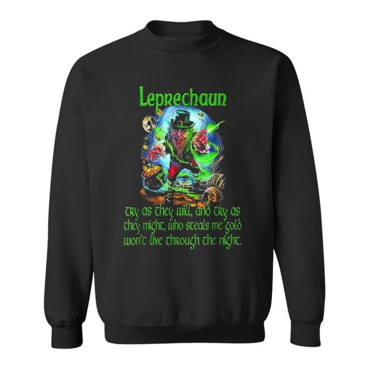Leprechaun Horror Movie St Patricks Day  Sweatshirt