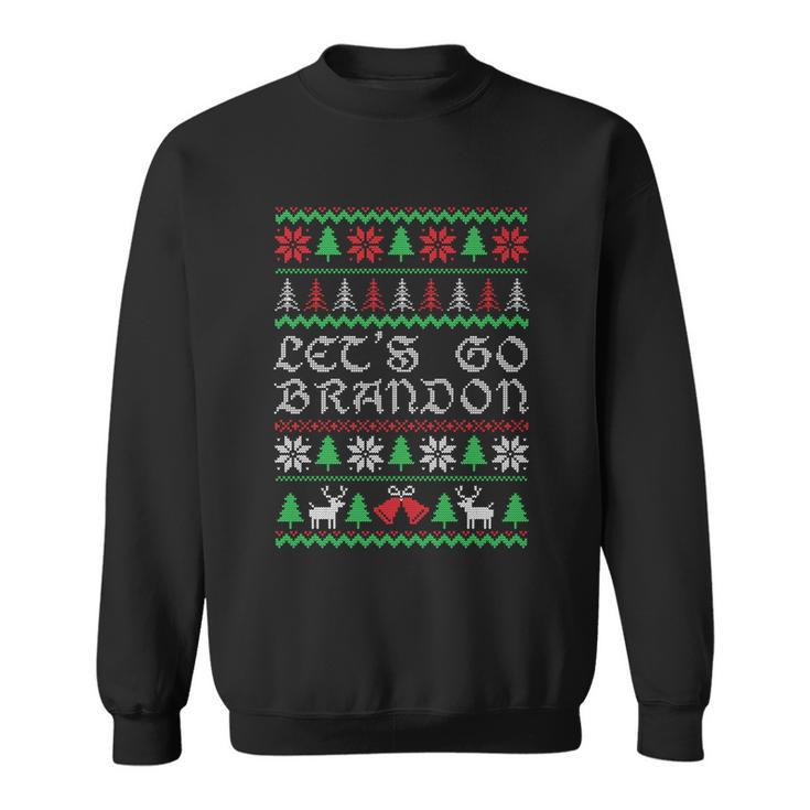 Lets Go Brandon Ugly Christmas Cool Gift Sweatshirt