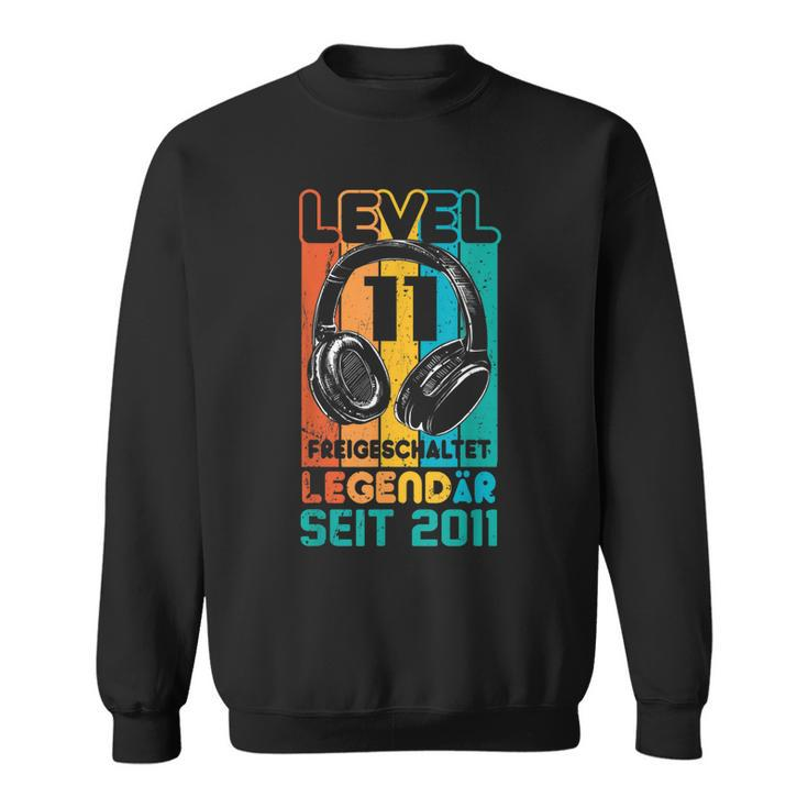 Level 11 Jahre Geburtstags Junge Gamer 2011 Geburtstag V2 Sweatshirt