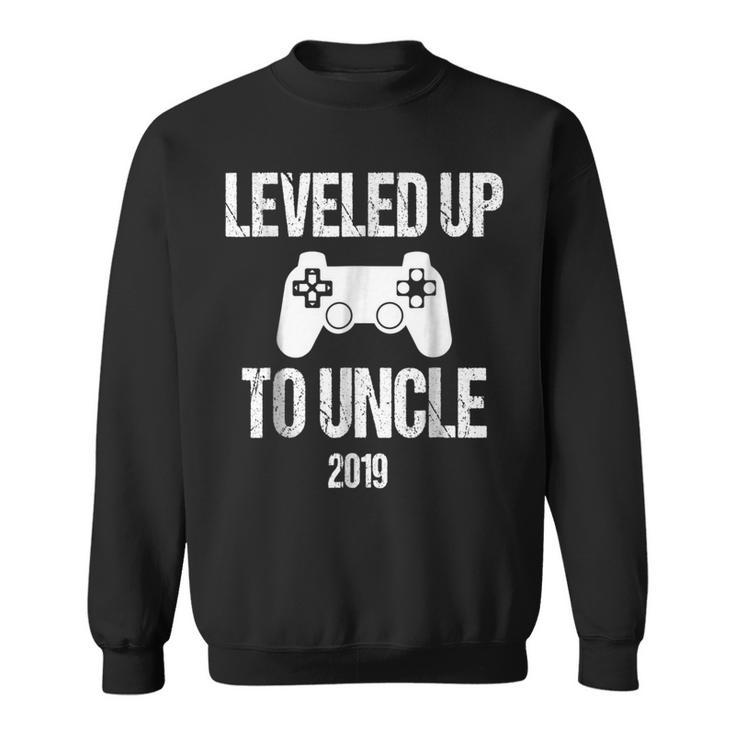 Leveled Up To Uncle 2019 New Uncle T  Gift For Gamer Sweatshirt