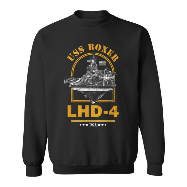 Lhd4 Uss Boxer Sweatshirt
