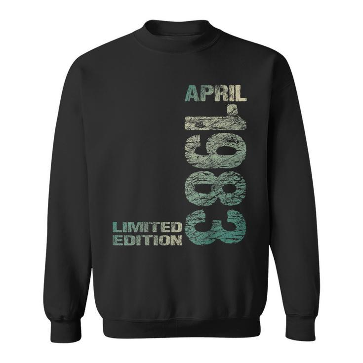 Limited Edition April 1983 40Th Birthday Born 1983 Sweatshirt