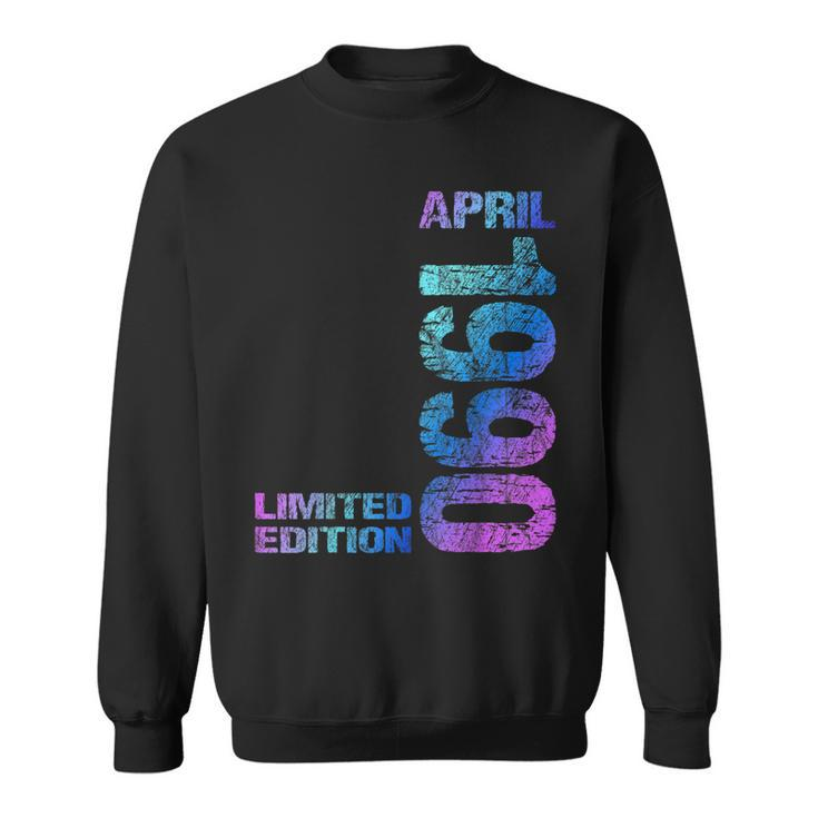 Limited Edition April 1990 33Th Birthday Born 1990  Sweatshirt
