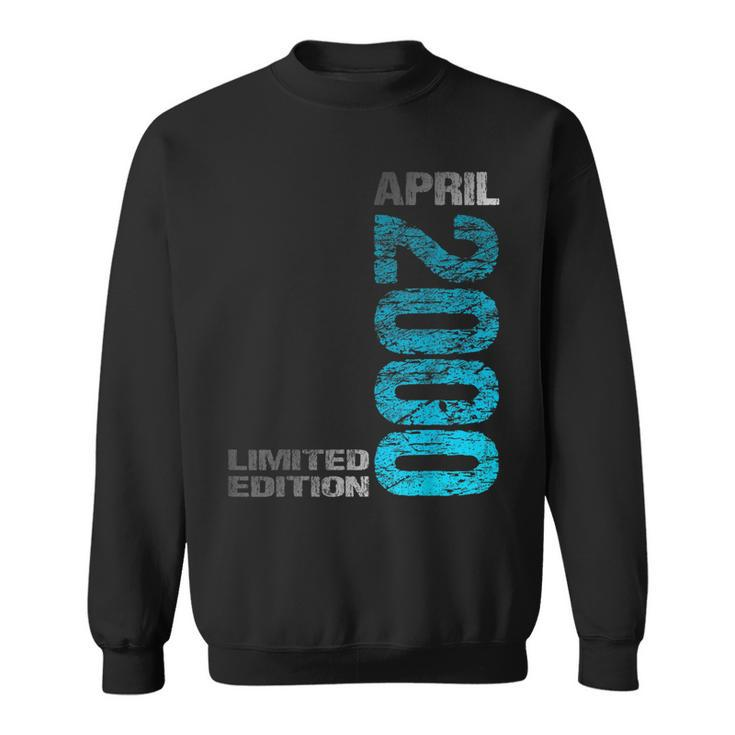 Limited Edition April 2000 23Th Birthday Born 2000  Sweatshirt