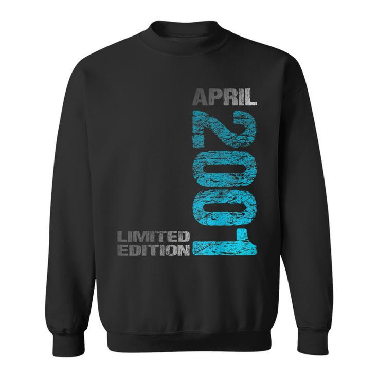 Limited Edition April 2001 22Th Birthday Born 2001  Sweatshirt