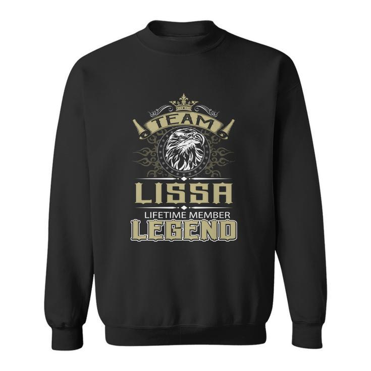 Lissa Name  - Lissa Eagle Lifetime Member L Sweatshirt