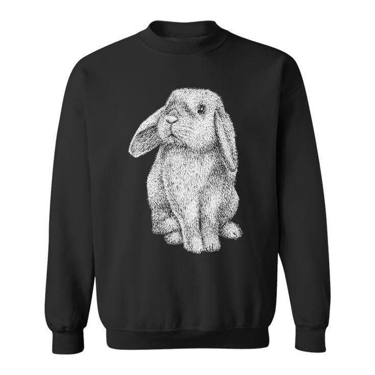 LUCKY RABBIT sweatshirt - moonshroom rabbit