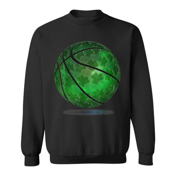 Luck Of The Irish St Patricks Day Accessories Basketball  Sweatshirt